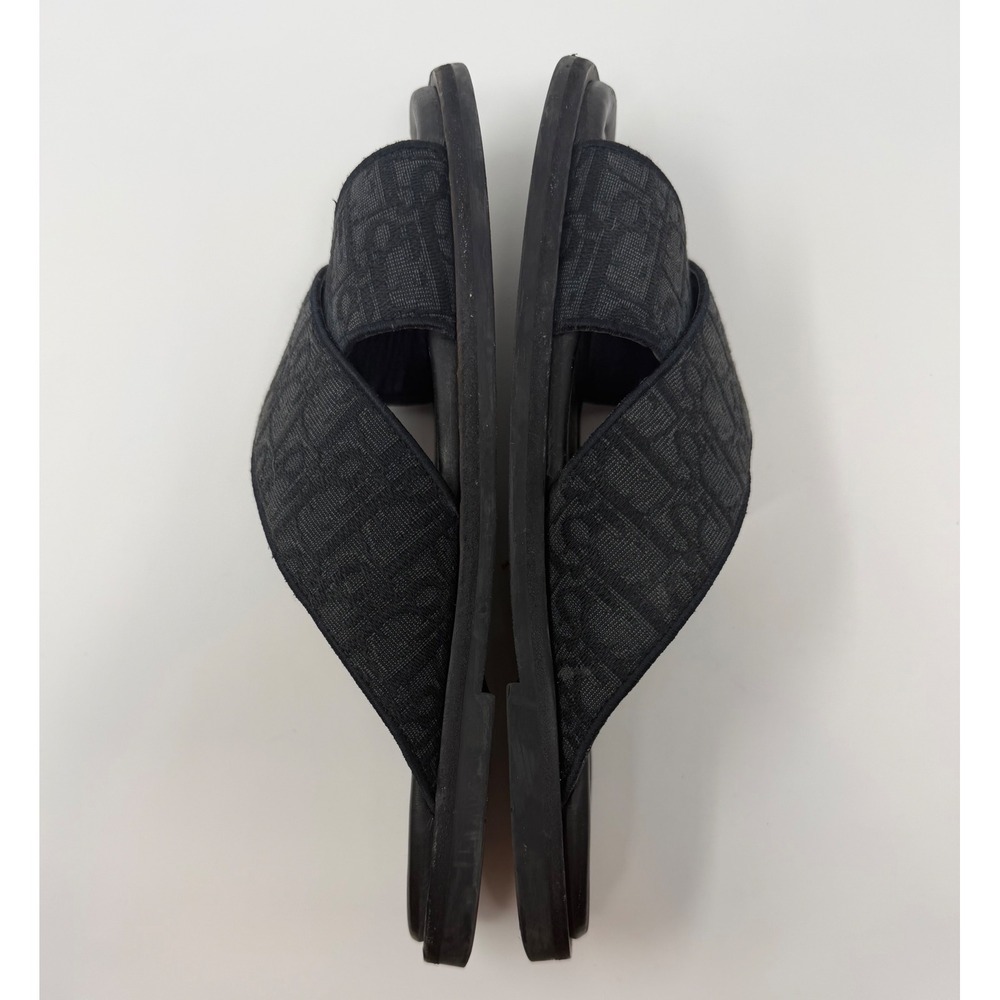 Dior Alias Oblique Jacquard Sandal Black Size 12 US 45 EU - Picture 3 of 9